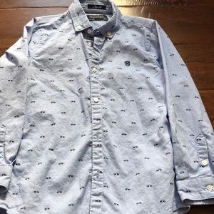 Mayoral blue with cars button down 5